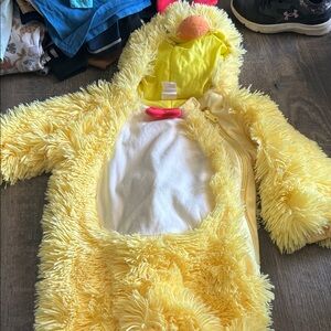 Yellow Plush Chick Costume - Soft Fuzzy One-Piece